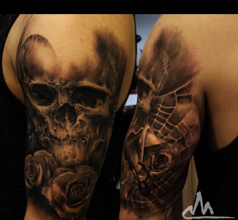 50%收尾纹身图片