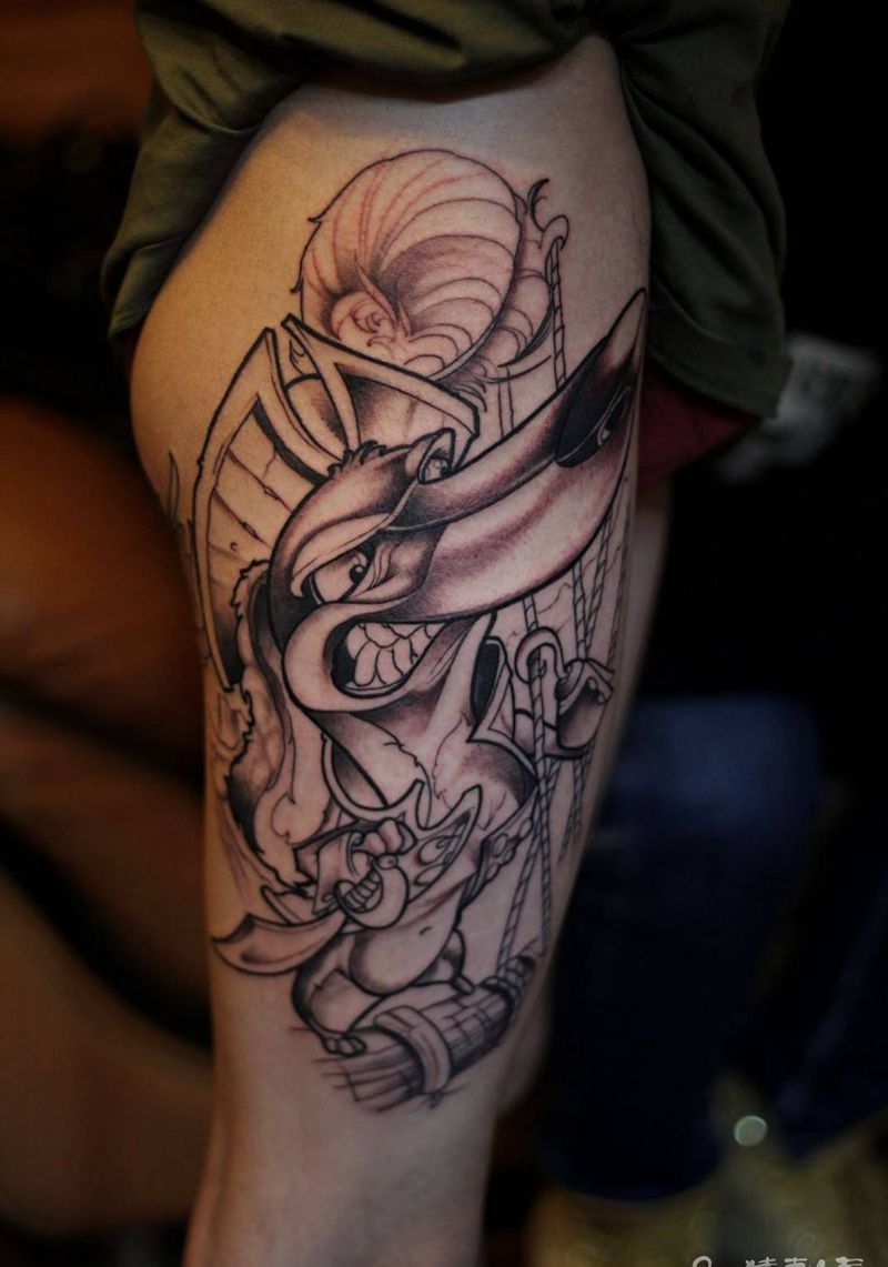 new school纹身图片