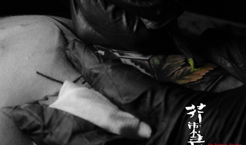 marijuana纹身图片_手稿成品手臂腿部欧美清新原创宗教植物纹身图案