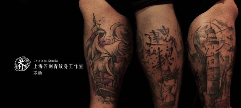 Tom’s leg纹身图片