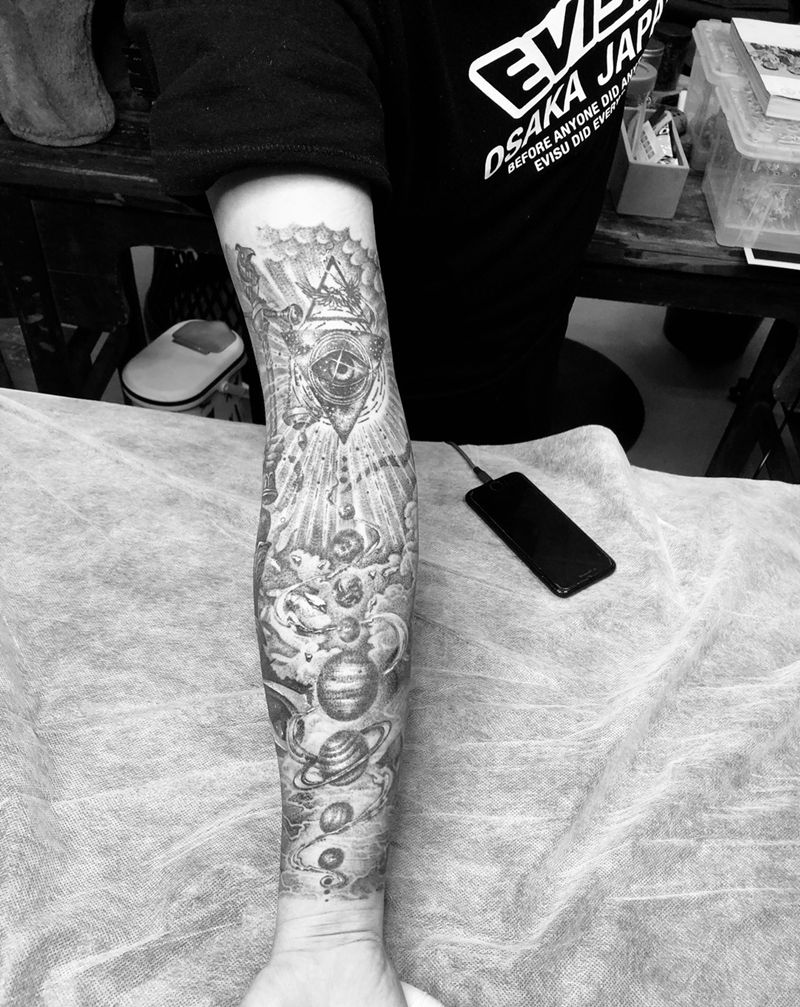 阿努比斯纹身图片