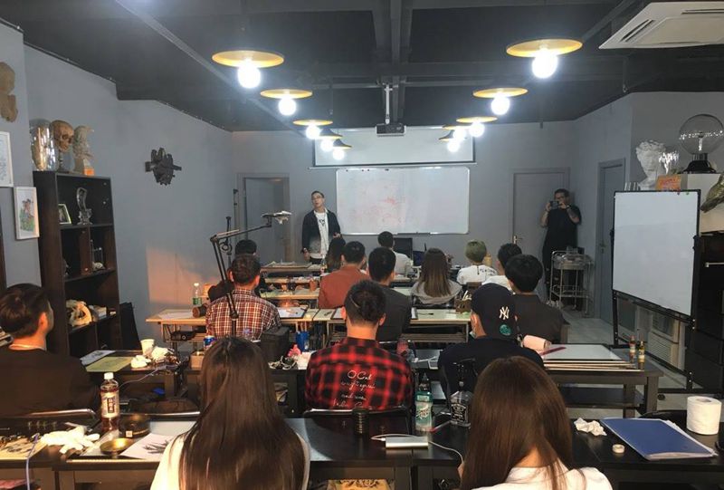 任刺青大咖讲堂纹身图片