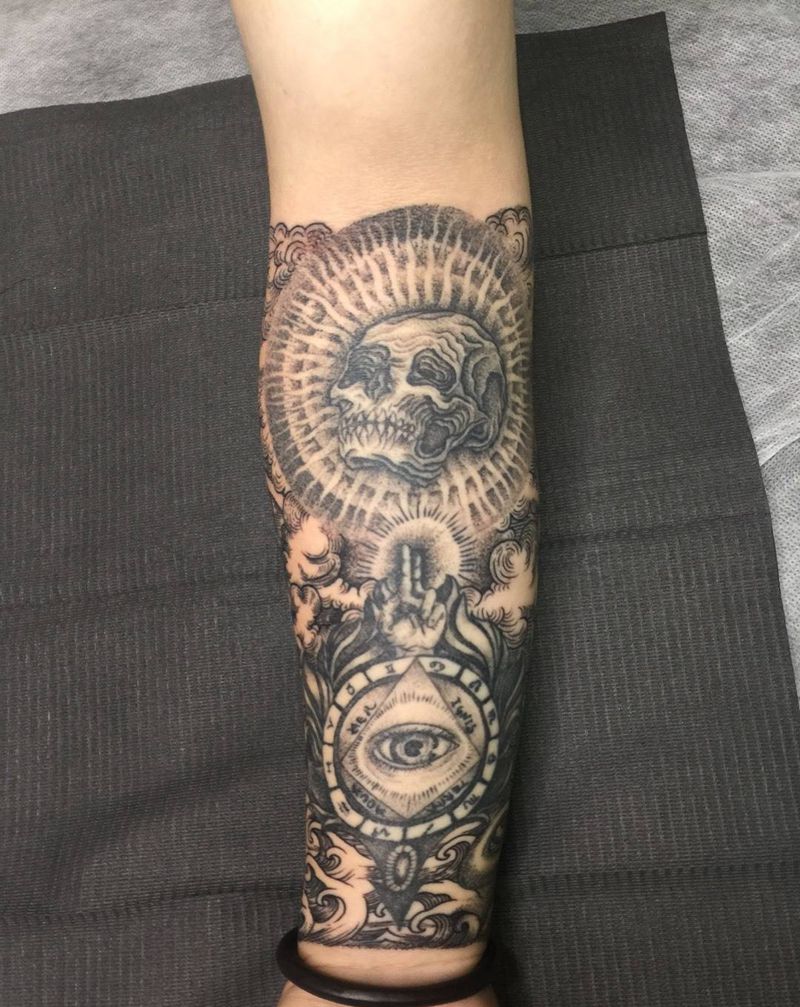 炼金术纹身图片