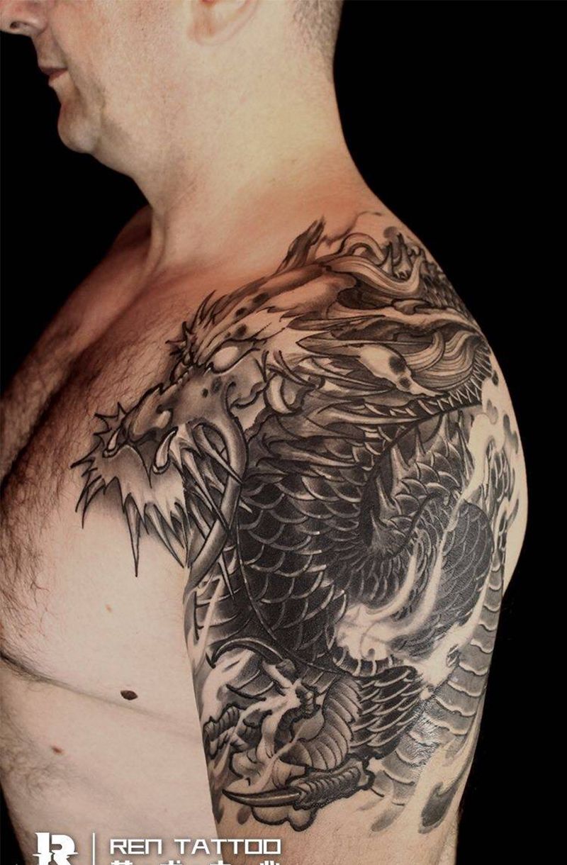 遮盖旧图后的效果纹身图片