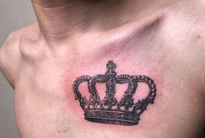 皇冠纹身图片