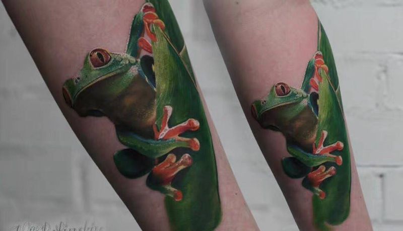 喜欢写实的朋友们小窗口纹身图片_成品手臂背部脚部欧美写实肖像原创纹身图案