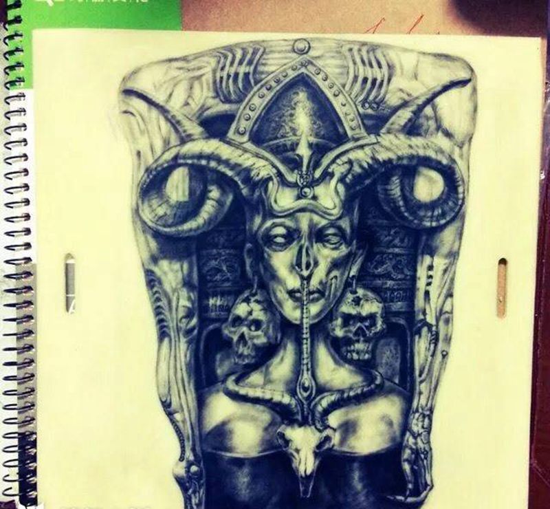 练习皮练习纹身图片