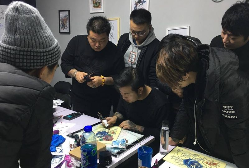 全方面教学纹身图片_成品手稿背部手部脚部臀部欧美传统习俗写实纹身图案