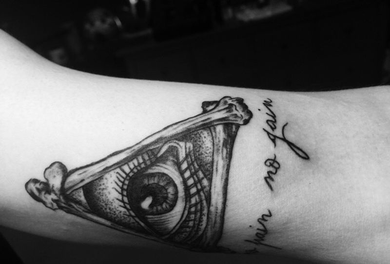 眼睛纹身图片