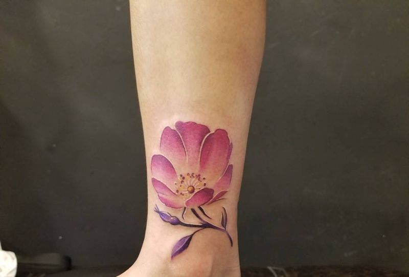 小清新纹身图片_清新手部手臂背部肩部颈部胸部腿部写实脚部纹身图案