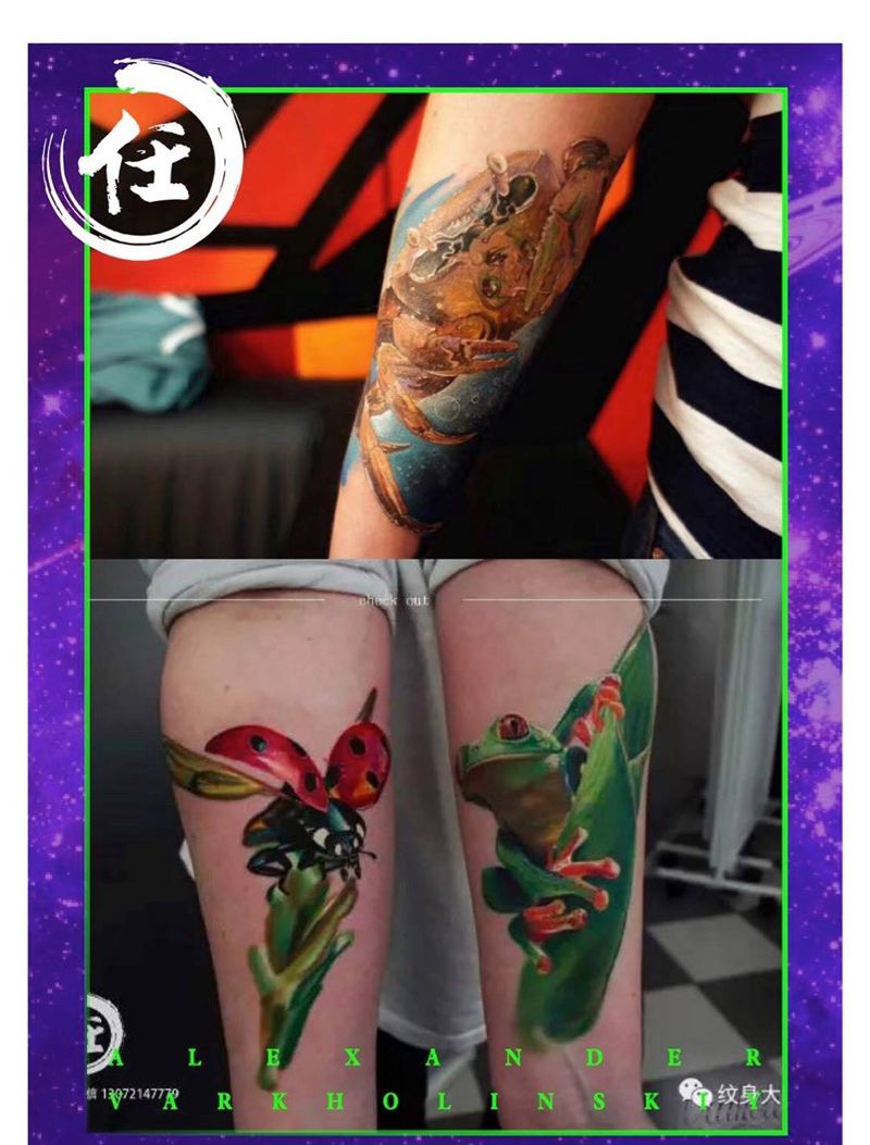 写实大神即将来临纹身图片_成品脚部颈部腰部写实臀部背部原创手臂手部纹身图案