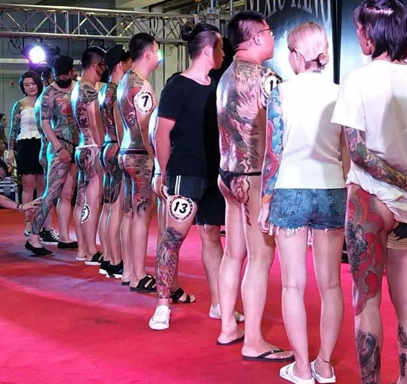 恭喜小彭获奖纹身图片