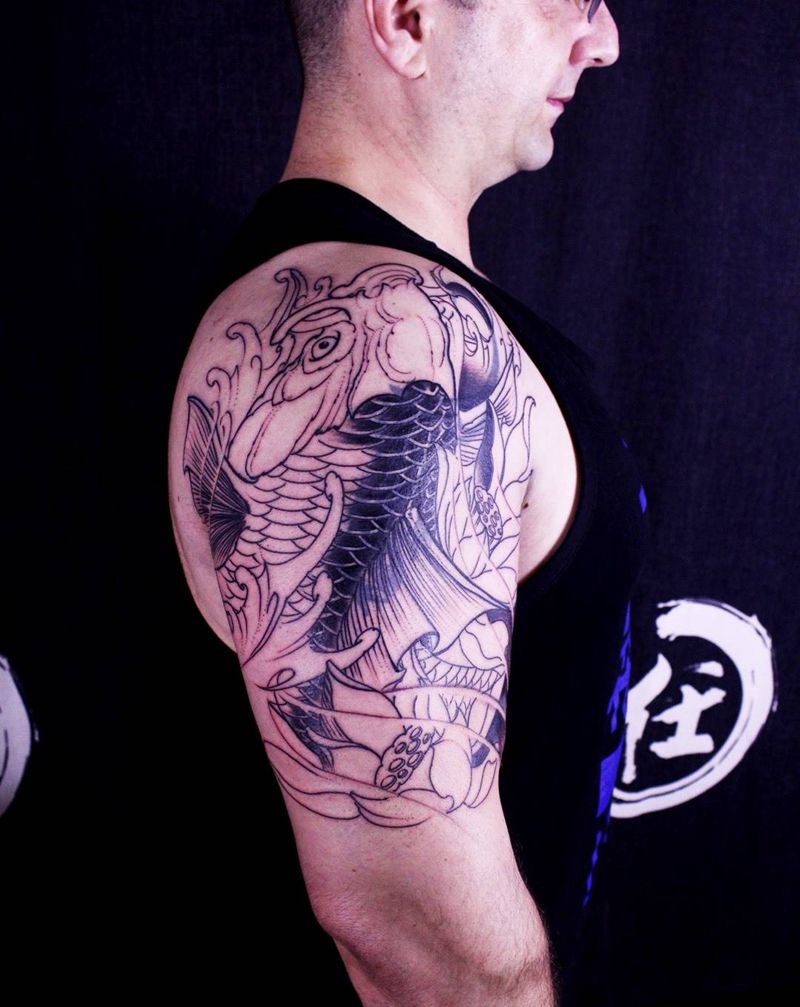 遮盖，待续纹身图片_传统写实肖像脚部手部手臂背部腿部肩部欧美纹身图案