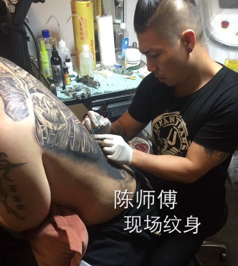 精艺陈瑞清纹身图片