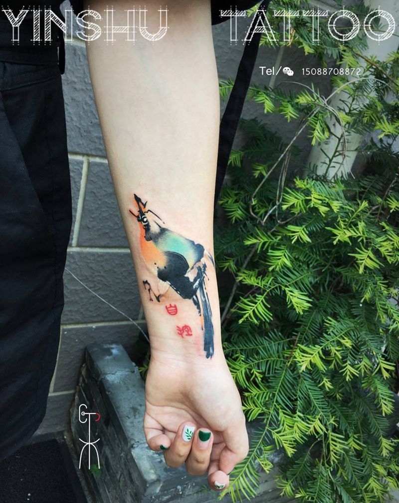 小遮盖，纹身图片