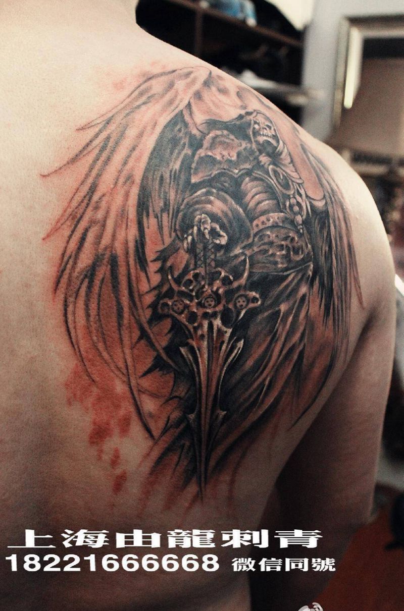 死神纹身图片
