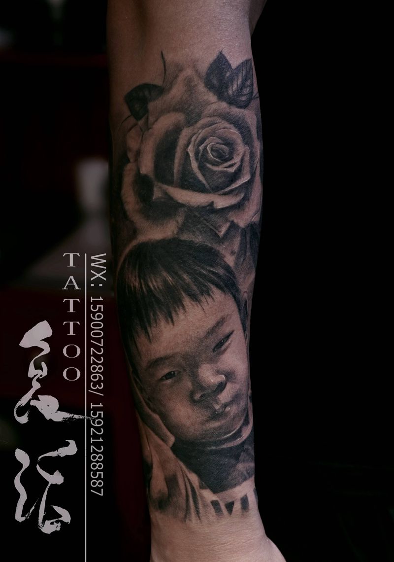 写实纹身图片_手臂欧美写实纹身图案