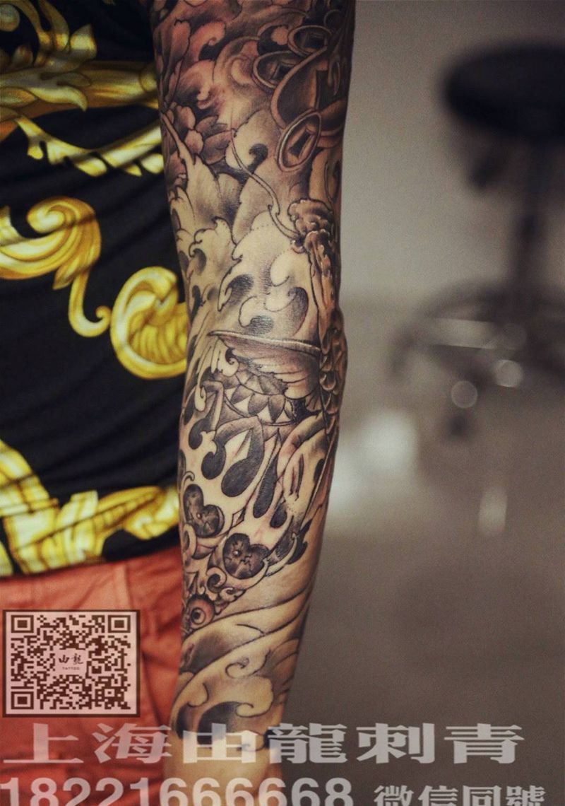 花臂纹身图片
