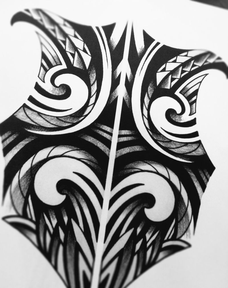 民俗風格圖騰纹身图片_成品手稿手部习俗几何原创图腾點刺欧美手臂纹身图案