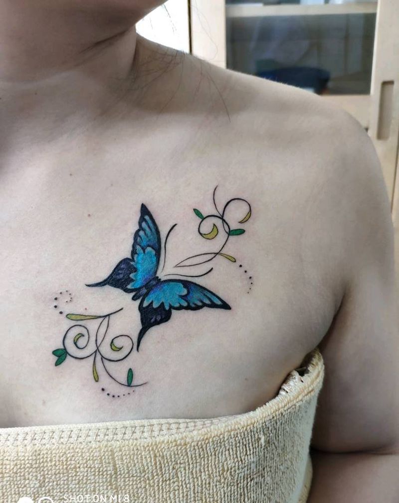 小图纹身图片_胸部纹身图案