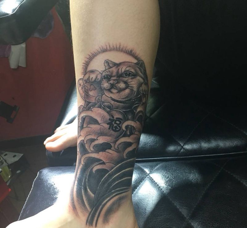 遮盖小树纹身纹身图片