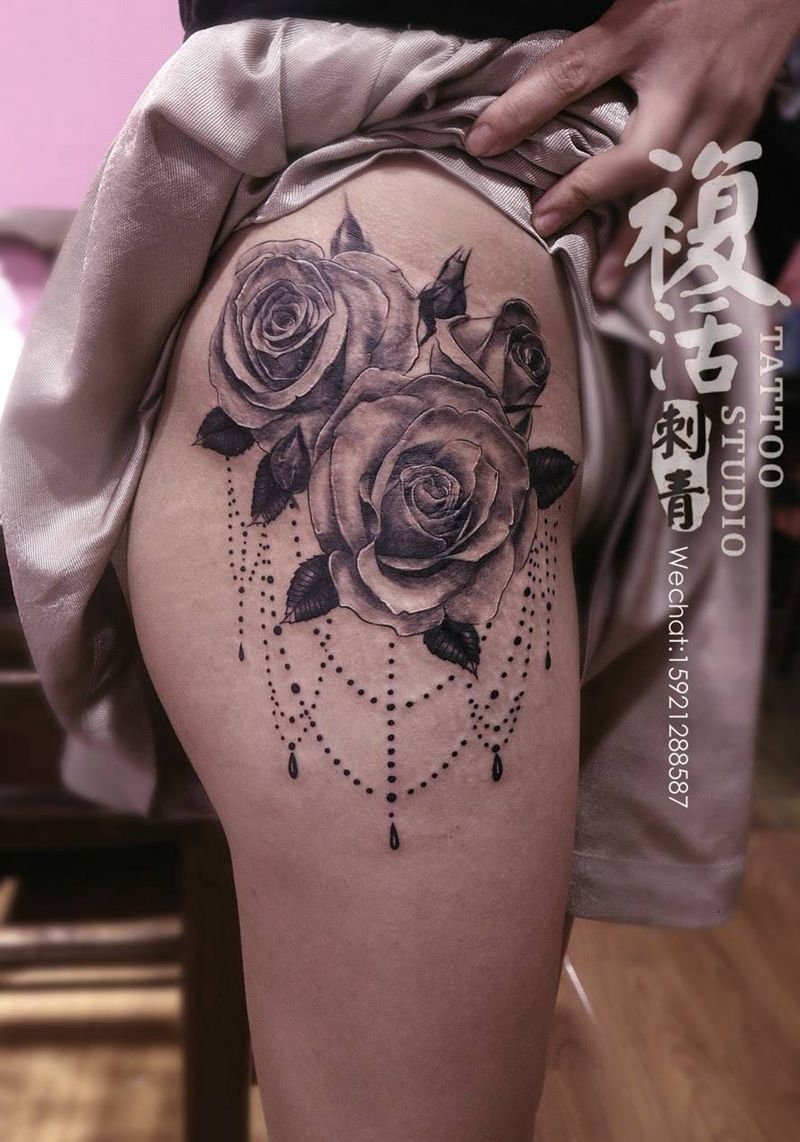 玫瑰纹身纹身图片