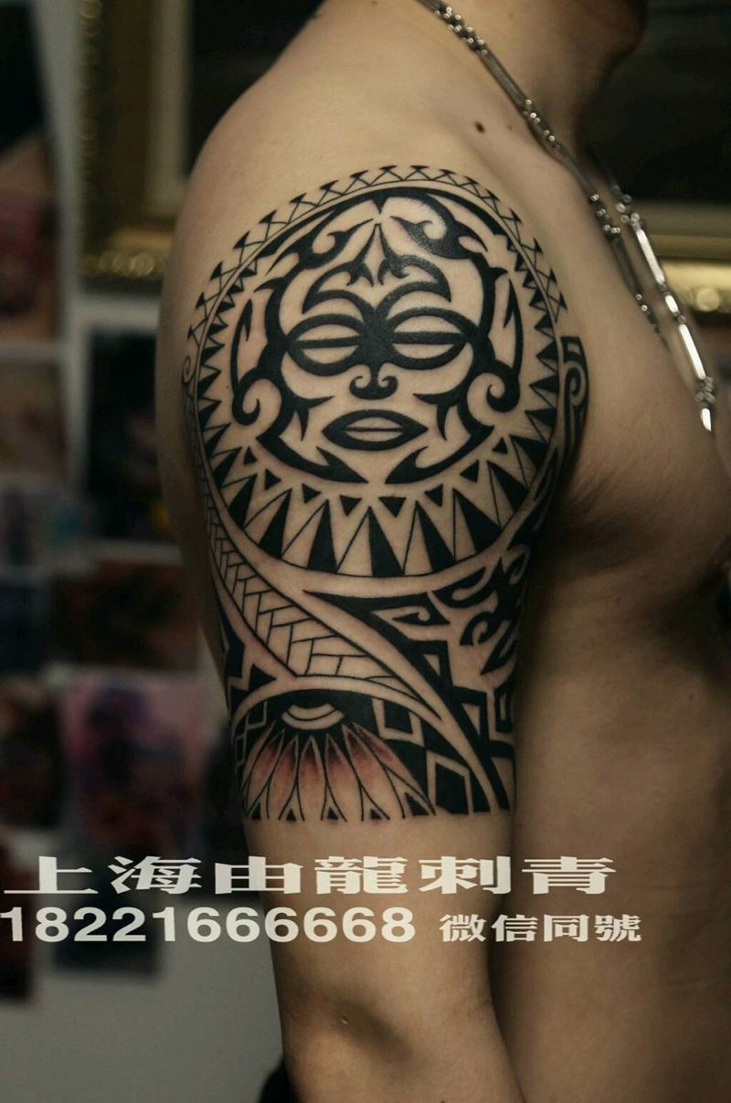 图腾纹身图片_手臂纹身图案