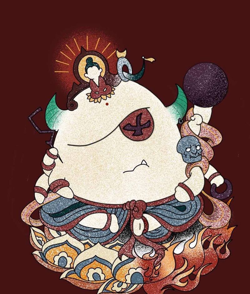 五宝的一念之间纹身图片