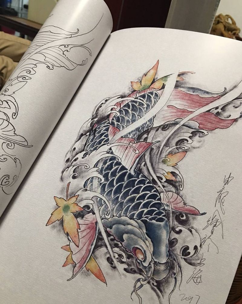 由龍绘纹身图片