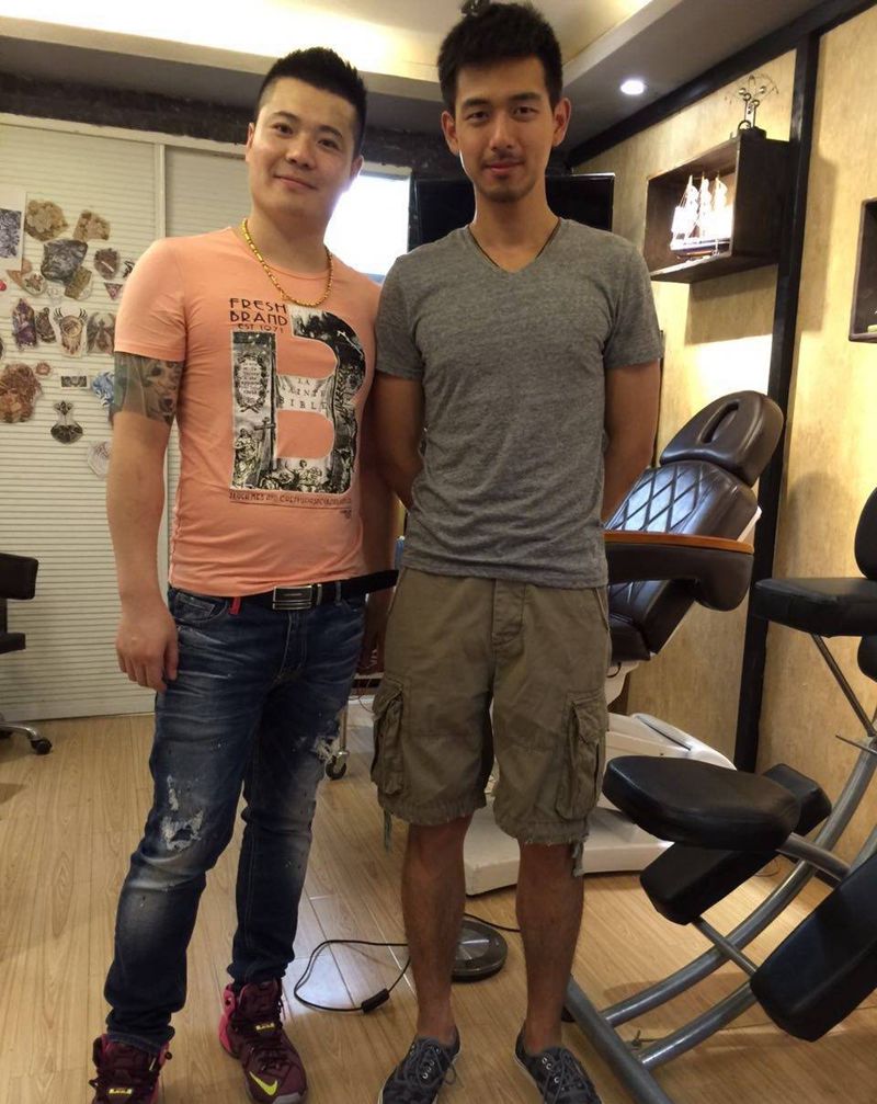 来我们店的一些明星纹身图片