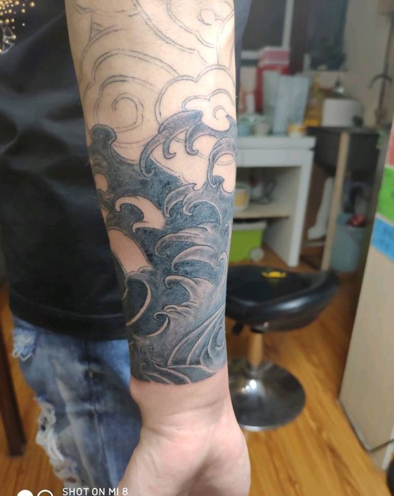 花臂纹身图片_手臂纹身图案