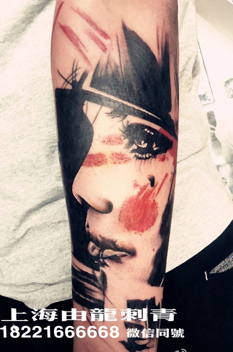 人像纹身图片_人物纹身图案
