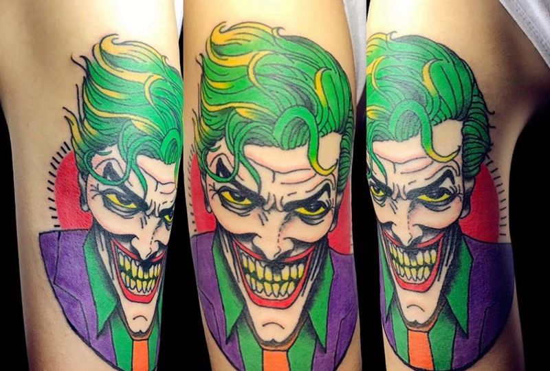 小丑纹身图片
