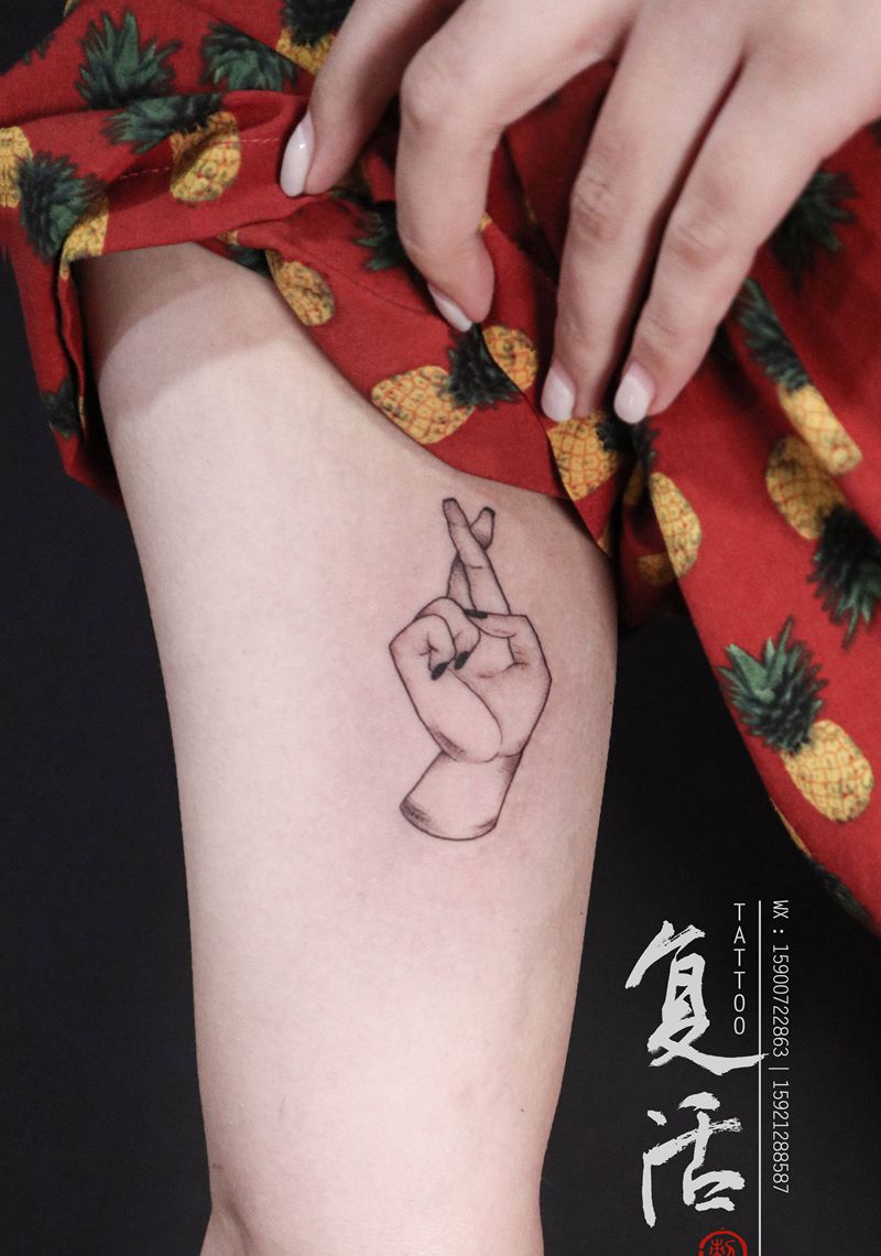 OK纹身图片_手臂纹身图案