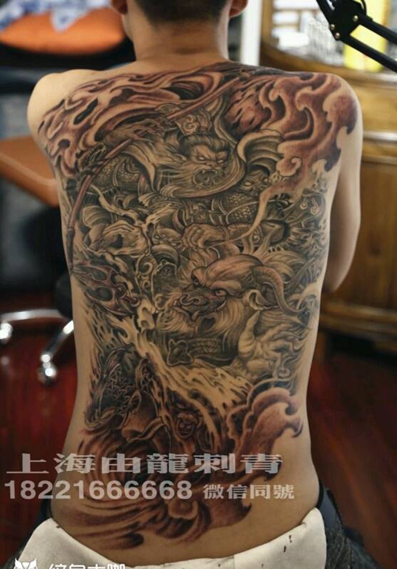 悟空纹身图片