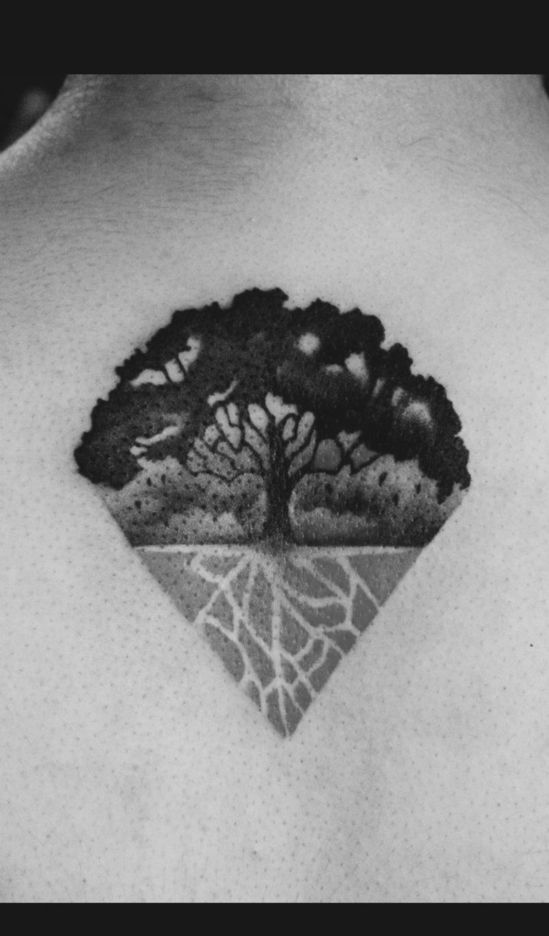 微型刺青（原創）纹身图片_成品颈部欧美清新植物原创設計纹身图案