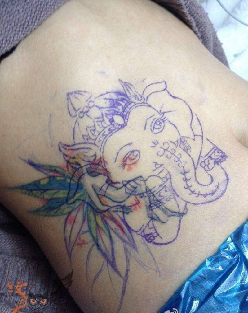 修改遮盖作品纹身图片