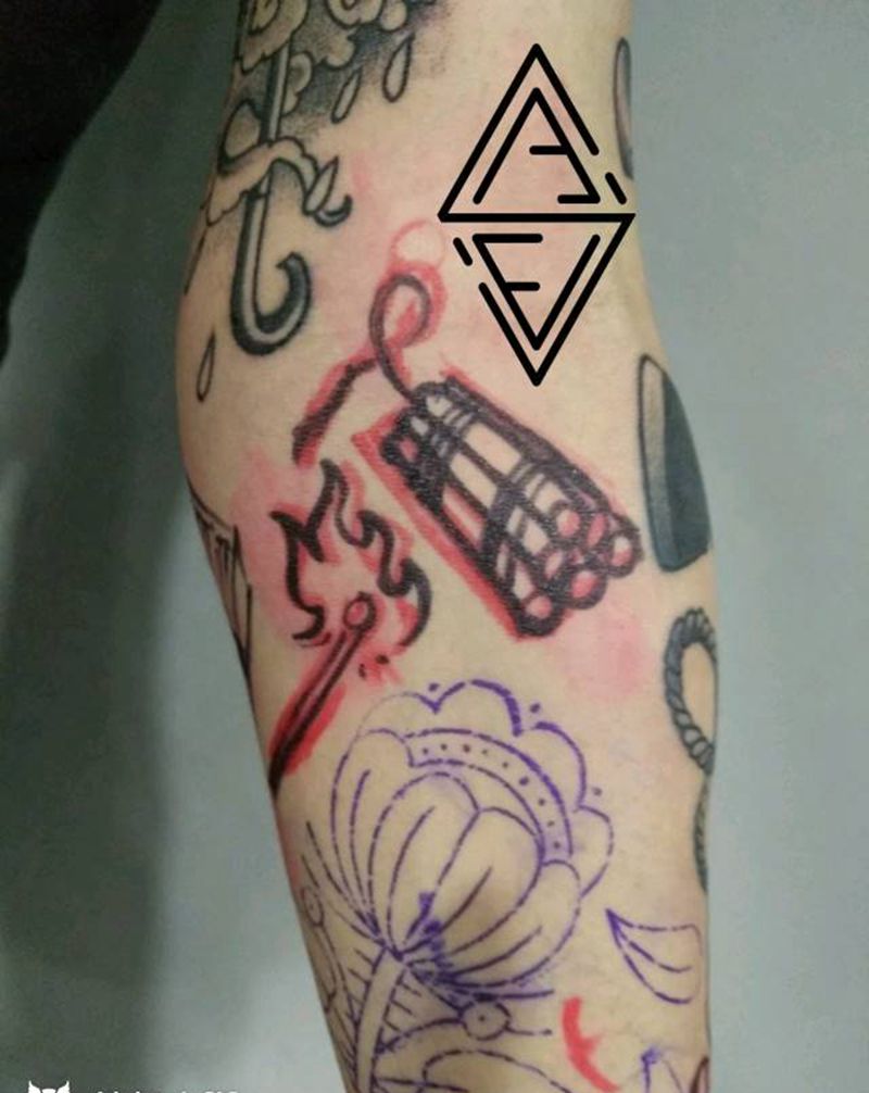 原创小图纹身图片_手臂Old School纹身图案