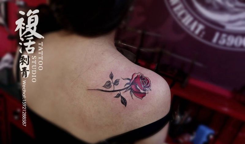 驻店美丽师傅作品纹身图片