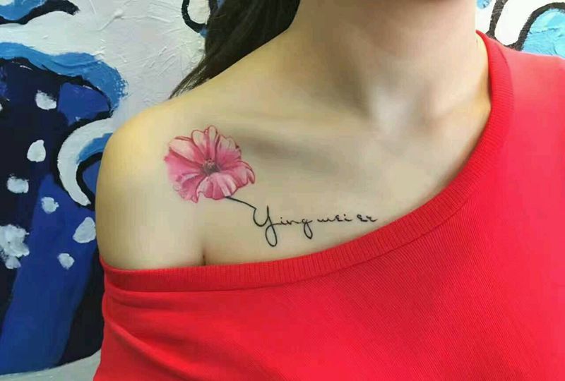 格桑花纹身图片