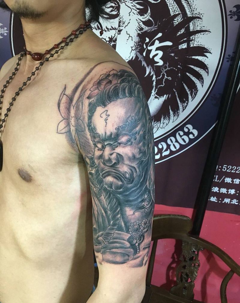 遮盖不动纹身图片