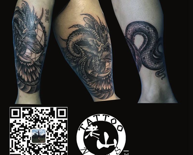 欧美多元素纹身图片