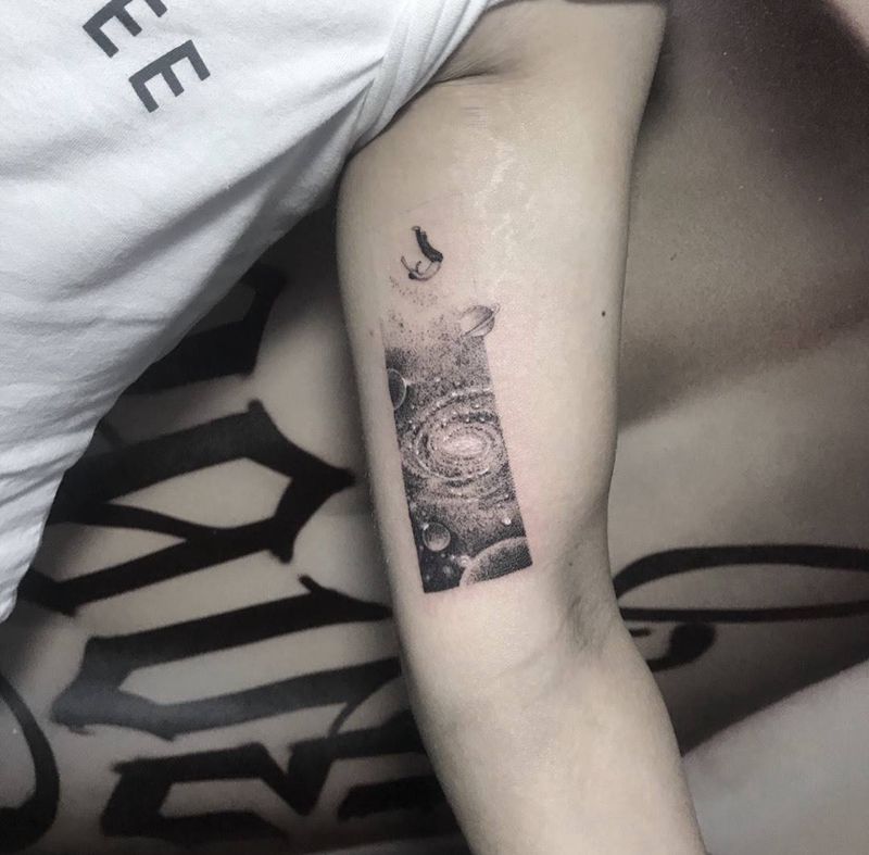 遁入虚无纹身图片