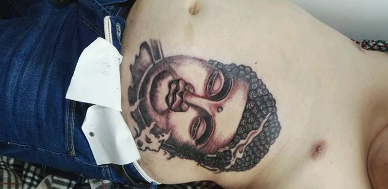 佛！遮盖疤痕！麻药效果！纹身图片