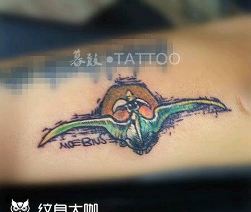 漫画阿扎克纹身图片_手臂欧美原创成品纹身图案