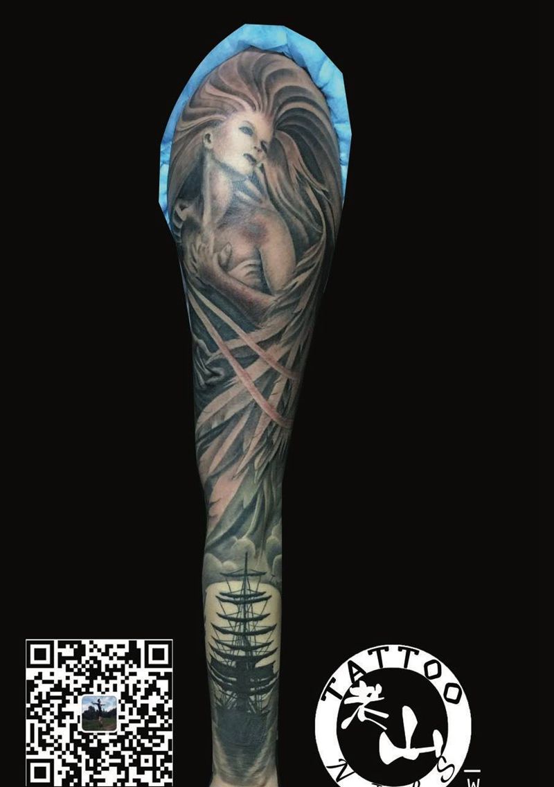 欧美花臂纹身图片