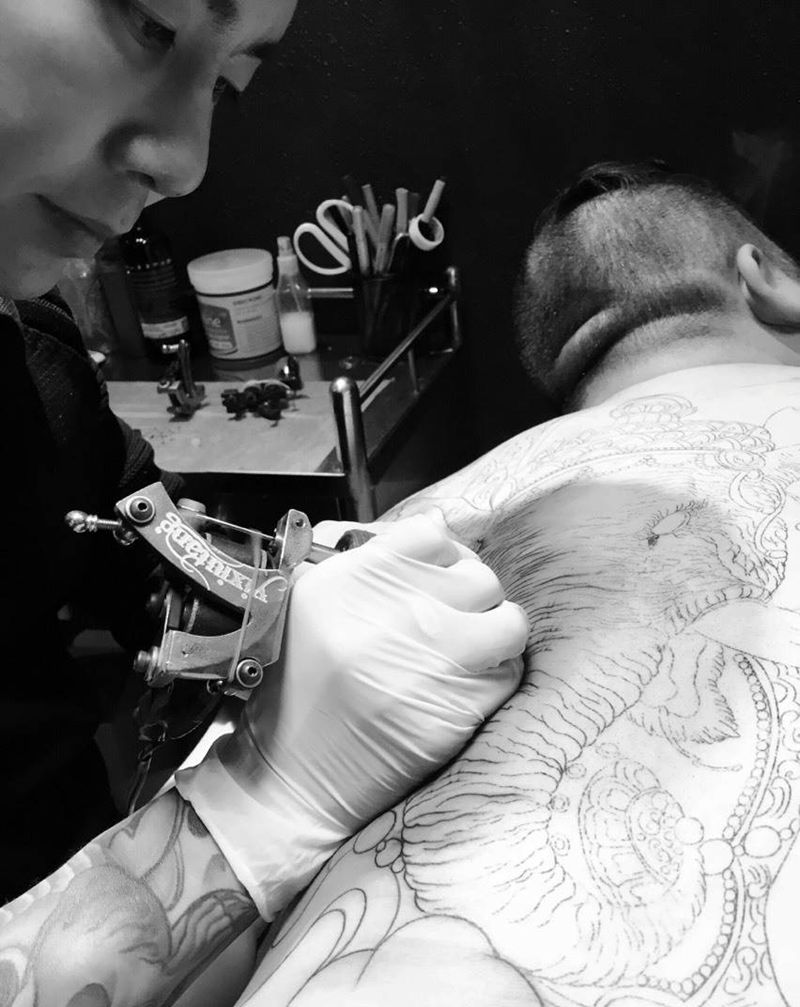 工作照纹身图片