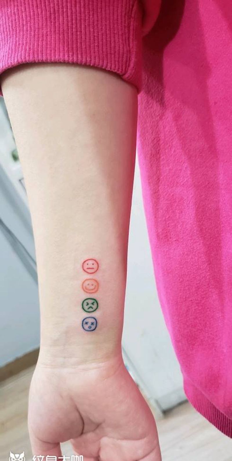 表情纹身图片