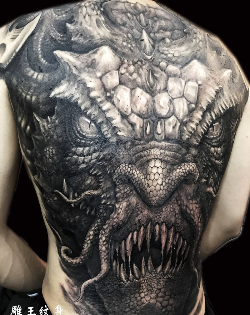 龙威纹身图片