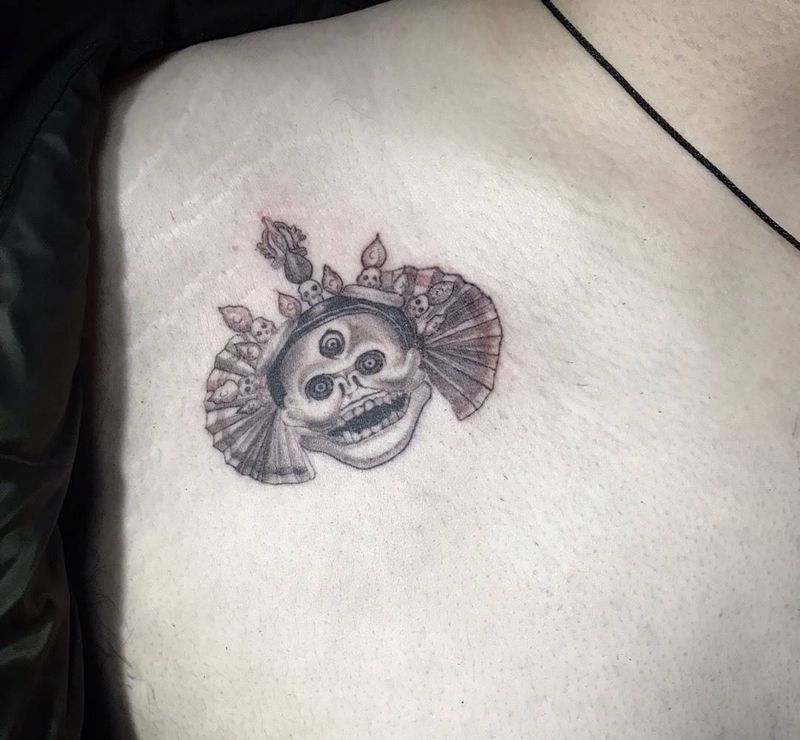 尸陀林纹身图片